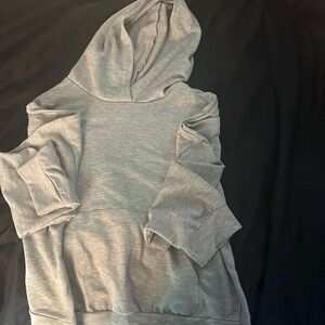 Girls split back hooded sweatshirt